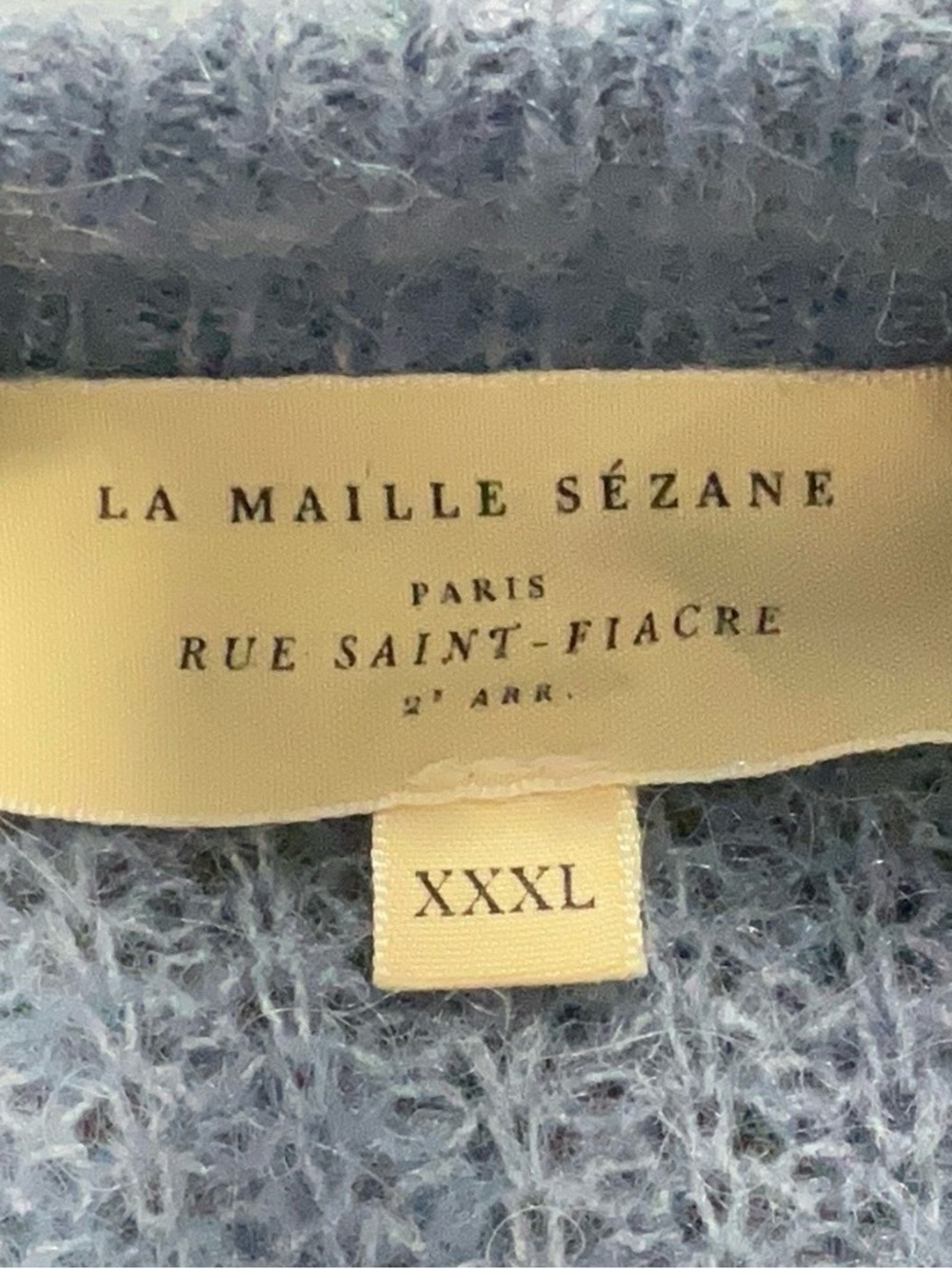 Sézane Othello Cardigan in Ice Blue | XXXL - Picture 8 of 16
